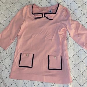 VGUC PINK Bow dress, Size 5 cute pocket details